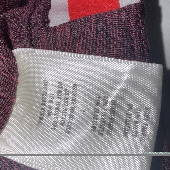 Tracksmith Athletic Gym Running Biker Short Red Tights Women's Size Medium - Picture 4 of 9